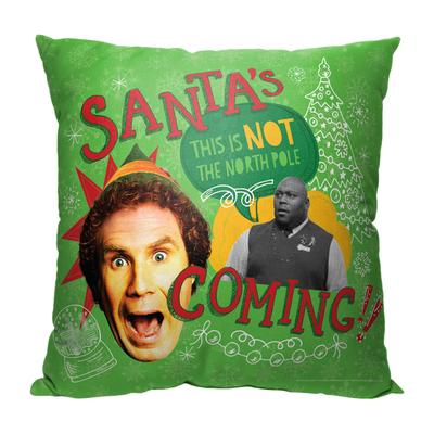 Wb Elf Not The North Pole Printed Throw Pillow by ...