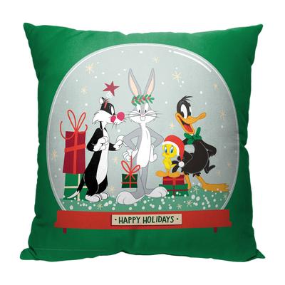 Wb Looney Tunes Silly Snowglobe Printed Throw Pill...