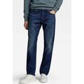 Straight-Jeans G-STAR RAW "Mosa Straight" Gr. 33, Länge 32, blau (worn in stratos) Herren Jeans Straight Fit