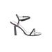 BCBGMAXAZRIA Heels: Black Solid Shoes - Women's Size 7 1/2 - Open Toe