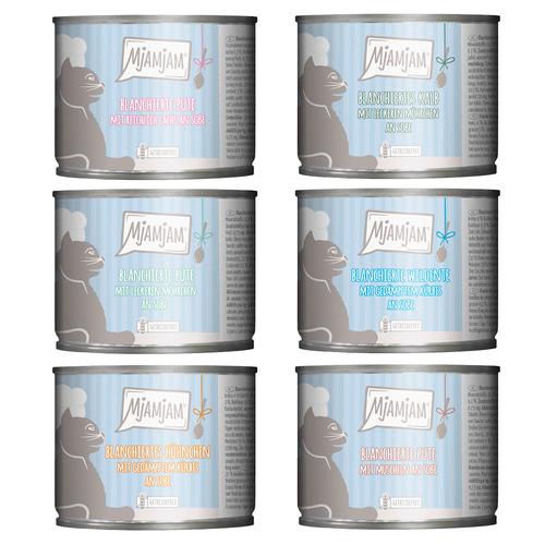 6x185g Mixed Pack 6 Varieties MjAMjAM Wet Cat Food