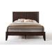 Home Decor Madison Bed Frame w/ Headboard Wood in Brown | 85.09 H x 52.09 W x 64.09 D in | Wayfair DAGE19570Q