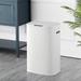 happimess Tammi Touch Top Trash Can Plastic/Metal in White | 24.6 H x 16.73 W x 11.22 D in | Wayfair HPM1017C