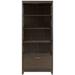 Birch Lane™ Kallie 76" H x 32" W Standard Bookcase Wood in Brown | 76 H x 32 W x 18 D in | Wayfair C1A00F9D9AED434C94CB087E130E5290