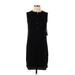 Adrienne Vittadini Casual Dress - Shift: Black Dresses - Women's Size 0