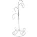 The Holiday Aisle® 4 Tiered Ornament Stand, Tree, 14" H x 6.75" W x 6.75" D Metal in Gray | 14 H x 6.75 W x 6.75 D in | Wayfair