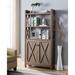 Gracie Oaks Bintliff Bookcase Wood in Brown | 68.9 H x 34.15 W x 11.4 D in | Wayfair 47A20BFC95834D40961D8AA2D36970D0