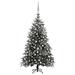 The Holiday Aisle® Lighted Artificial Christmas Tree - Stand Included, Steel in Green | 21.7 D in | Wayfair 2BF6845127634A38A5B7E76487B3F097