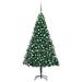 The Holiday Aisle® Artificial Pre-lit Christmas Tree w/ Ball Set Holiday Decoration PVC in Green | 43.3 W in | Wayfair