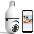 Caméra de surveillance intérieure WiFi 5G Bulb moniteur de sécurité domestique moniteur pour bébé