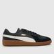 PUMA terrace classic trainers in black & white