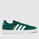 adidas vl court 3.0 trainers in white & green