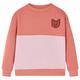 vidaXL Kids' Sweatshirt Colour Block Pink 116