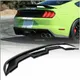 For Ford Mustang spoiler 2015-2021 ABS Plastic Material Unpainted Color Rear Roof Spoiler Wing Trunk