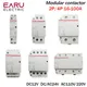 2P/4P 16A-100A AC110V 220/230V DC12V/24V 50/60Hz Din Rail Household AC Modular Contactor Switch