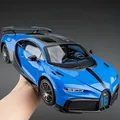 1:18 Bugatti Chiron Supercar Alloy Model Car Toy Diecasts Metal Casting Sound and Light Car Toys For