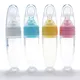 Baby dropper Feeding Squeeze Spoon Bottle Silicone Food Supplement Container Children Rice Paste