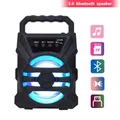 500mAh Bluetooth speaker Sound box high power bluetooth speakers TF Udisk karaoke handheld sound