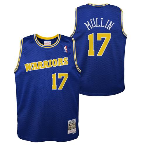 Golden State Warriors Chris Mullin Hardwood Classics Road Swingman Trikot – Jugend