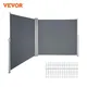 VEVOR Retractable Side Awning Outdoor Patio Screen Fence Privacy Divider Garden Outdoor Pool Patio