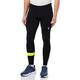 Macron Herren Run FCC Chuck Light Stretch Long Pants Man Blk/Nyel Laufhose, Schwarz-Gelb, S