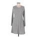 Gap Casual Dress - Sweater Dress: Gray Marled Dresses - Women's Size Medium