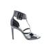 Jessica Simpson Heels: Black Print Shoes - Women's Size 7 - Open Toe
