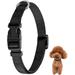 Adjustable Dog Collar Black Nylon Dog Collar Martingale Collar for Dogs with Quick Release Buckle Classic Pet Collar for Small Medium Large Dogs (Small 1 Pack Black)