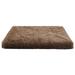 KIHOUT Clearance Calming Dog Bed for Large Dogs - Orthopedic Egg Foam Dog Sofa Bed Bolster Couch Pet Bed with Removable Washable Cover Waterproof Layer Comfy Fuzzy Faux Fur Surface&Nonskid Bottom