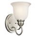 Kichler 45901 Tanglewood 6 Wide Single-Bulb Bathroom Lighting Fixture - Nickel