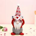 Gnome Decor on Sales! MIARHB Valentine s Day Ornament Gnomes Decorations for Home Valentines Day Gnome Plush Doll Decorations Faceless Doll Rudolph Plush Ornaments Plush Toy Stuffed Doll K