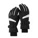 Nomeni Gloves for Cold Weather Clearance! Ski Gloves Snow Gloves Waterproof Snowboard Gloves Insulated Touchscreen Snowmobile Gloves Windproof Warm Skiing Gloves Household Essentials Black