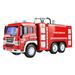 Toys Clearance 2023! CWCWFHZH Spray Water Truck Toy Fireman Fire Truck Car Educational Toys Boy Kids Toy Gift Education Toys