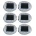 6Pcs LED Solar Lights Outdoor Ground Lights Waterproof Path Garden Landscape Lighting for Yard Driveway Lawn Pathway (White)
