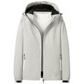 YUHAOTIN Jacket Hunting Jacket Men s Winter Luminous Flight Jacket and Windproof Outdoor Hooded Zipper Jacket with Pockets