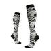 ASFGIMUJ 6 Pairs Womens Socks Long Sports Stretch Compression Socks Outdoor Sports High Leg Running Pressure Socks