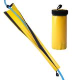 Rope Protector Sleeve PVC Strong Velcro Single Rope Protective Cover Quick Downhill Rope Protector Multisize Portable Outdoor Gear Rope Wear-Resistance Rope Guard Arborist Mountaineering Rock Zipline