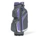 NEW Datrek Golf DG Lite II Cart Bag 14-Way Top ZP - Charcoal / Lavender / Dots