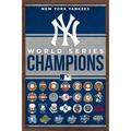 MLB New York Yankees - Champions 23 Wall Poster 14.725 x 22.375 Framed