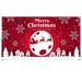 5 X 6.7 Ft Holy Night Christmas Outdoor Garage Door Banner Red Blue Night Of The Nativit Large Christmas Decoration Holiday Polyester Cover Christmas Door Decor Snowman Deer Santa