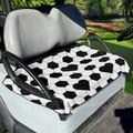 Xoenoiee Soccer Love Heart Print Golf Cart Seat Covers for Summer Soft Microfiber Golf Cart Seat Blanket Golf Cart Seat Towel for Club Car 2-Person Seats