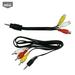 ML 3.5mm to 3 RCA Audio Video Cable - 3.5mm to RCA Camcorder AV Input Adapter Cord for MP3 Tablet Speaker Home Theater DVD Player & More - 3 Feet