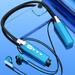Bluetooth Headphones amlbb Intelligent Digital Display Wireless Hanging Neck Bluetooth Headset Running Sports Headphones Holiday Gift