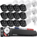 ã€Š2 Way Audio & 100 ft Night Visionã€‹4K Ultra 8.0MP POE Security Camera System 8MP POE Camera System Video Surveillance Systems Wired Outdoor Cameras Outdoor Video Security Camera System