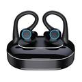 Wireless Bluetooth Gaming Earbuds Q23 Water Resistant ANC Noise Cancelling Touch Control Business Ear Hook Earphones