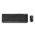 Microsoft Wired Desktop 600 - Keyboard and mouse set - USB - German