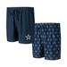 Men's Concepts Sport Navy Dallas Cowboys Gauge Jam Two-Pack Shorts Set