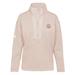 Women's Levelwear Tan Edmonton Oilers Await Quarter-Zip Pullover Top