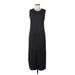 Current Air Casual Dress - Midi: Gray Marled Dresses - Women's Size Medium