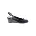 Stuart Weitzman Wedges: Black Shoes - Women's Size 6